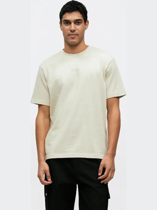 Boss Tricou Bej Deschis