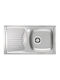 Alveus Chiuvetă Încastrabilă Dreaptă Inox cu Baterie 78x35cm Gri
