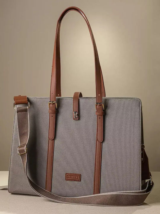 Fragola Fabric Women's Briefcase Grey