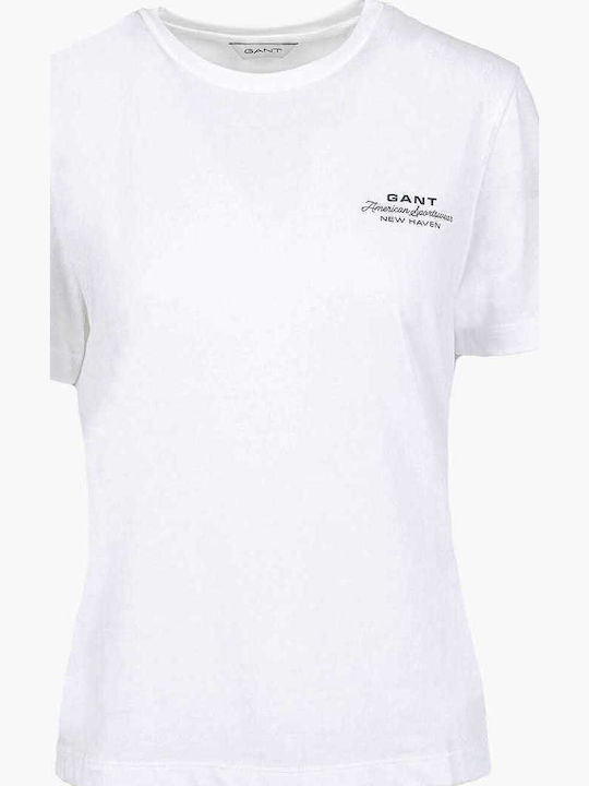 Gant Γυναικείο T-shirt Άσπρο