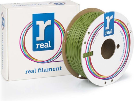 Real Filament Recycled PLA 3D Printer Filament 1.75mm Green 1kg 1τμχ (Spool)