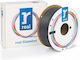 Real Filament Robustes PLA 3D Drucker Filament 1,75mm Graues 1kg 1 Stück (Spule)