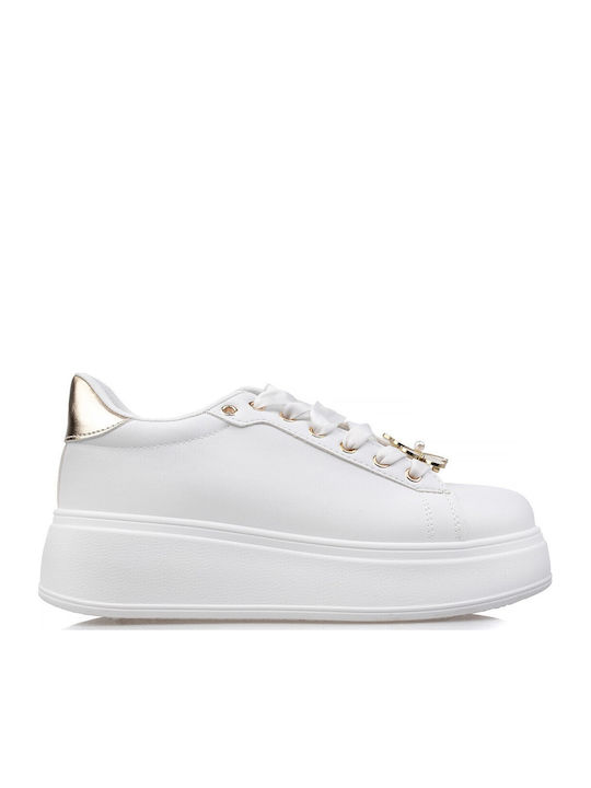 Fshoes Дамски Сникърси Бели