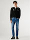 Finsbury Finsbury Herren Jeanshosen mit Skinny Anwendung Verwaschenes True Blau