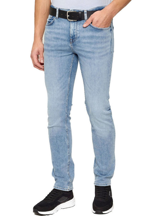 Delaware Herren Jeanshose Elastische mit Schlank Anwendung Hellblau