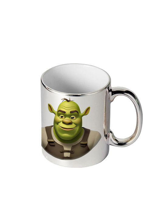 Shrek Tasse Spiegel Silber