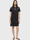 Καλοκαιρινό Mini T-shirt Φόρεμα Black
