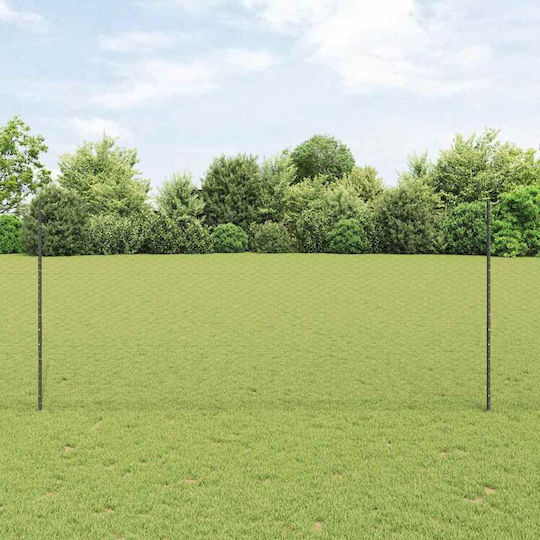vidaXL Set Plasă de Sârmă Gri 1.4x100m