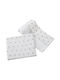Pătură Pepinieră Swaddling 100% Bumbac Gri 75x100 cm