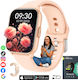 VortexIQ Smartwatch cu Monitor de Puls Roz