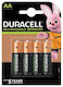 Duracell Презареждащи се Батерии Ni-MH 2500mAh 4 Броя