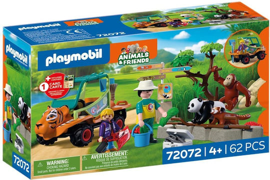 Playmobil Animals & Friends Îngrijitor de Animale de Parc cu