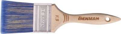Benman Pinsel Überdoppel 60mm K3 Blaues Haar Holzgriff