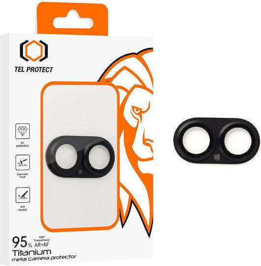 Tel Protect Mobile Camera Protector Tempered Glass Black For Iphone 17