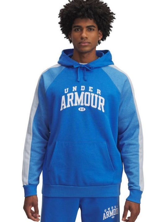Under Armour Rival Мъжки Суитшърт с Качулка Син