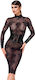 Noir Handmade Noirelle Lace Corset Midi Dress Black