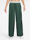 Nsw Offln Wvn Stn Women's Satin Trousers with Rubber Band Cypress
