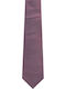 CC Collection Corneliani Ανδρική Γραβάτα Μεταξωτή σε Μωβ Χρώμα