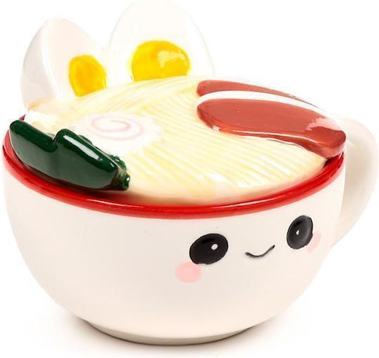 Kawaii Nori Рамен Чаша 8,5oz с 3D Капак