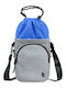 Herren Schulter / Crossbody Tasche Grau