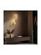 kelvo Modern Wall Lamp with Integrated LED and Adjustable Warm to Cool White Light Gold 30x30cm