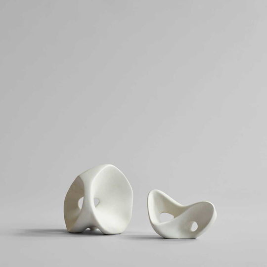 Decorative Ceramic Ori Birch Sculptures Set 2 Pieces 101 Copenhagen