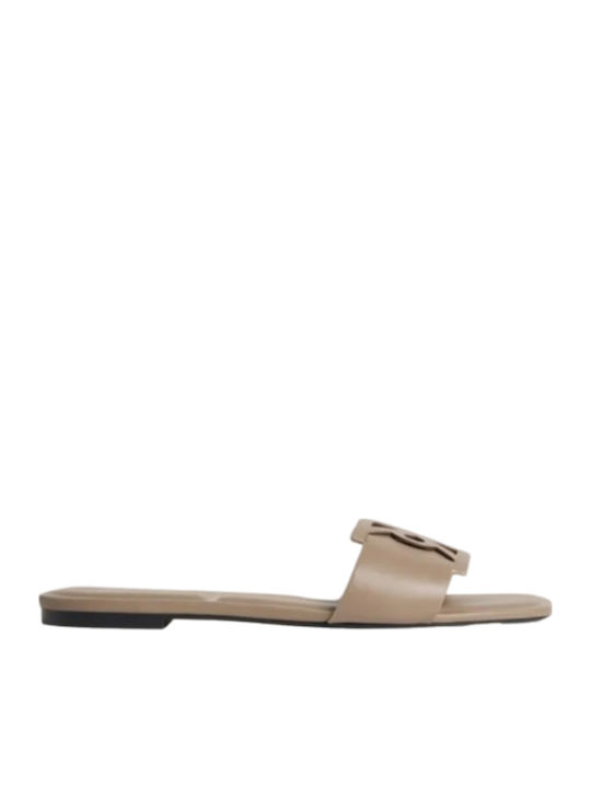 Calvin Klein Leather Women's Anatomic Brown San...