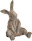 Sitting Rusty Rabbit 18cm