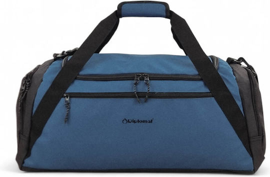 Diplomat Sak Voyage 33lt Blue Fabric M55xW24xH26cm