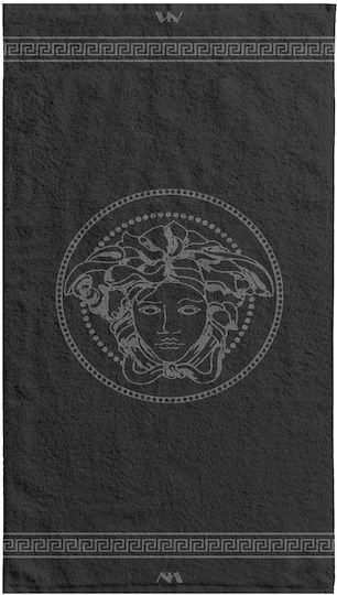 Makis Tselios Home Cotton Gray Beach Towel 170x90cm
