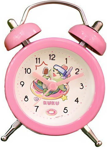 Runder Tischuhren Wecker Rosa