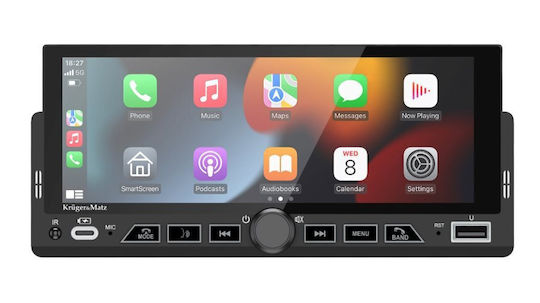 Kruger & Matz Ηχοσύστημα Αυτοκινήτου (Bluetooth/USB/WiFi/GPS/Apple-Carplay/Android-Auto)