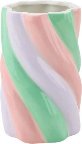 Beauty Home Vase Marshmellow – Rosa Mint Lila – 10x10x15cm
