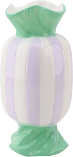 Beauty Home Βάζο “καραμέλα” – Μέντα Λιλά 9,5×9,5x21cm Beauty Home