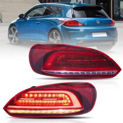 Led Taillights Vw Scirocco 2009-2014 Running Red Set 2 Pieces