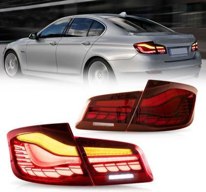 Led Taillights Bmw F10 Sedan 2011-2017 Cs M5 Design Red Set 2 Pieces