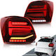 Led Taillights Vw Polo 2009-2017 Gti R Design Running Red Set 2 Pieces