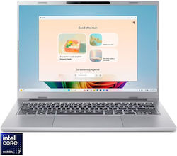 Acer Aspire 14 AI 14" IPS FHD+ 120Hz (Ultra 7-256V/16GB/512GB SSD/W11 Home) (International English Keyboard) Acer Aspire 14 AI 14" IPS FHD+ 120Hz (Ultra 7-256V/16GB/512GB SSD/W11 Home) (International English Keyboard)