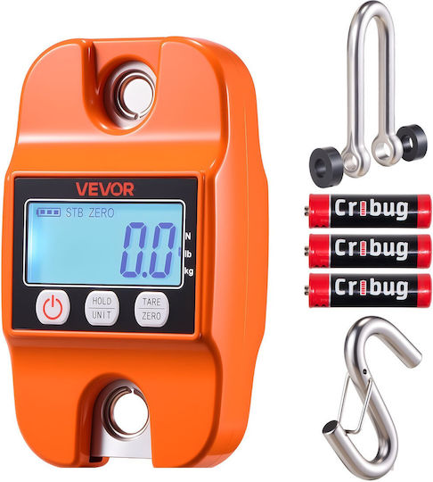 Vevor Professional Crane Scale with Weighing Capacity 399.16kg and Accuracy 100g