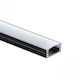 Jager LED Strip Aluminum Profile 2m Black LED Milky Cover Led5103