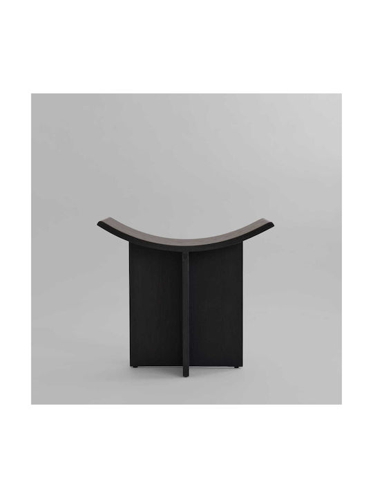 Wooden Coffee Table Stool Black 60x30x54cm