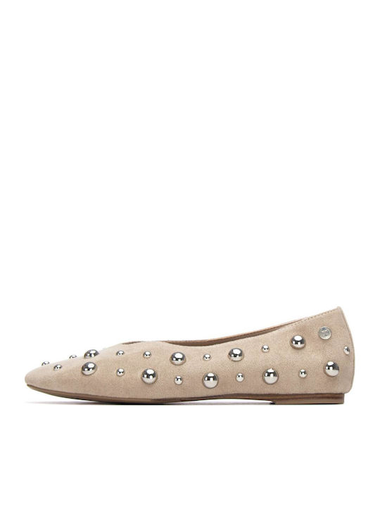 Women's Ballerina Shoes in Brown Colour