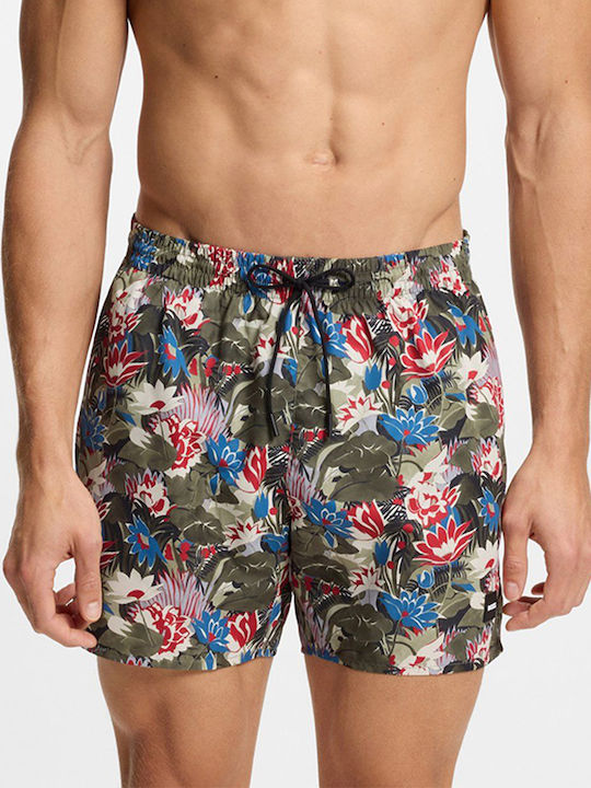 Boss Piranha Costum De Baie Bărbați Pantaloni Scurți Multicolori Floral