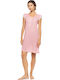Pink Label Summer Women's Nightgown Raspberry
