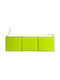 TnS Waterproof Garden Chair Cushion Green 45x150cm