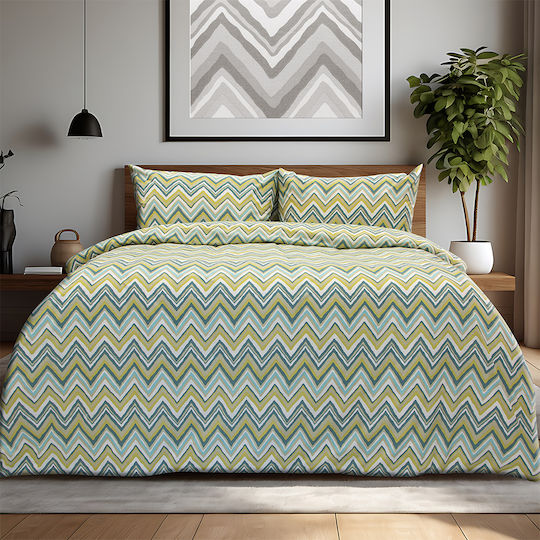 Lino Home Flots Σετ Σεντόνια Μονά με Λάστιχο 105x200+32εκ. 3 (3τμχ)