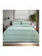 Lino Home Carril Set Bed Sheets for Single Bed with Rubber Hugger 105x200+32cm 3 (3 Pieces)