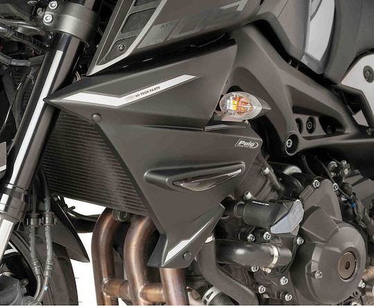 Puig Motorcycle Spoilers For Yamaha MT-09 Black