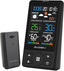 GoGEN GoGEN ME1250B Kabelloser Digitaler Wetterstation Tischplatte Schwarz
