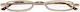 Next Reading Glasses +1.50 in Gold Colour 28066-06